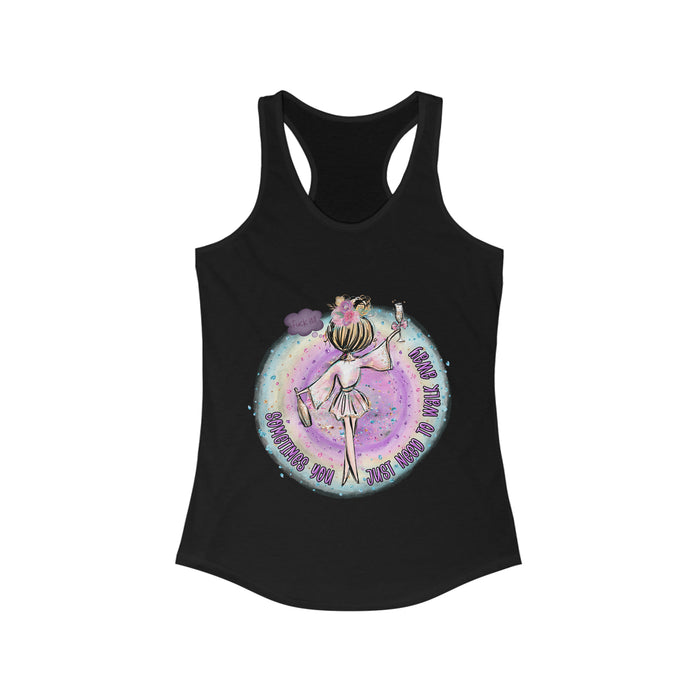 Camiseta sin mangas ideal con espalda cruzada para mujer