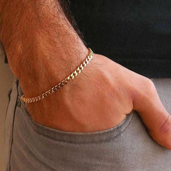 Chunky Sterling Silver Bracelets for Men